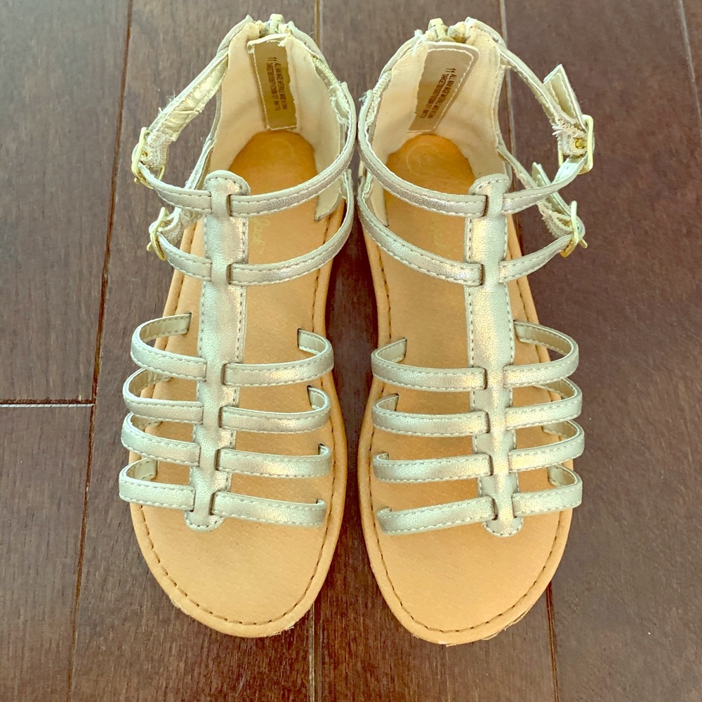 Gold sandals